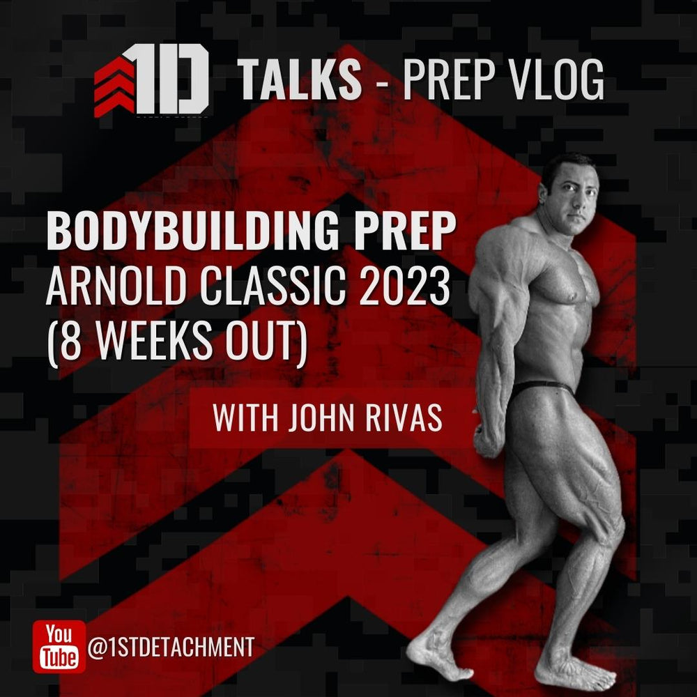 Bodybuilding Competition Prep Vlog - Arnold Amateur 2023 with John Rivas (8 Weeks Out) - 1st Detachment