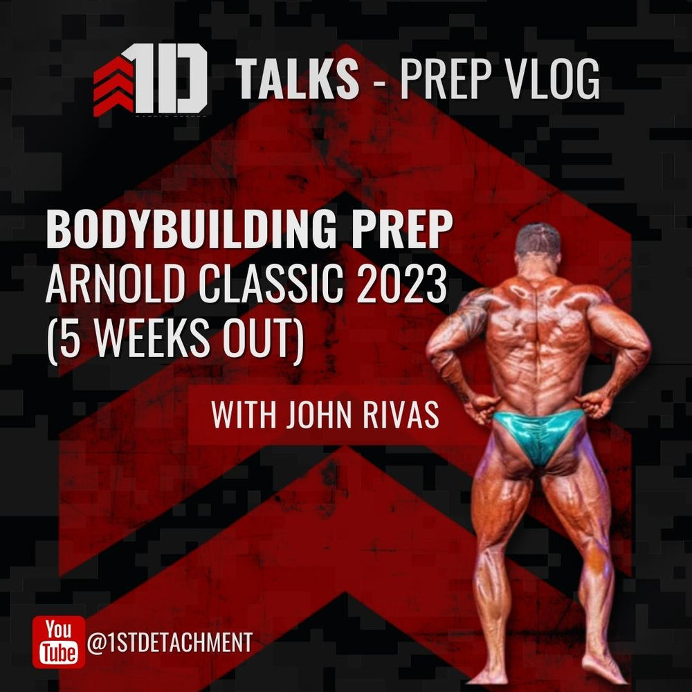 John Rivas Bodybuilding Competition Prep Vlog - Arnold Amateur 2023 with Joe Miller (5 Weeks Out) - 1st Detachment