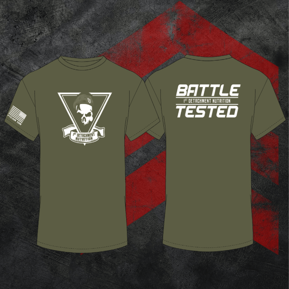 
                  
                    "Battle Tested" 1st Detachment Throwback T-Shirt - 1st Detachment
                  
                