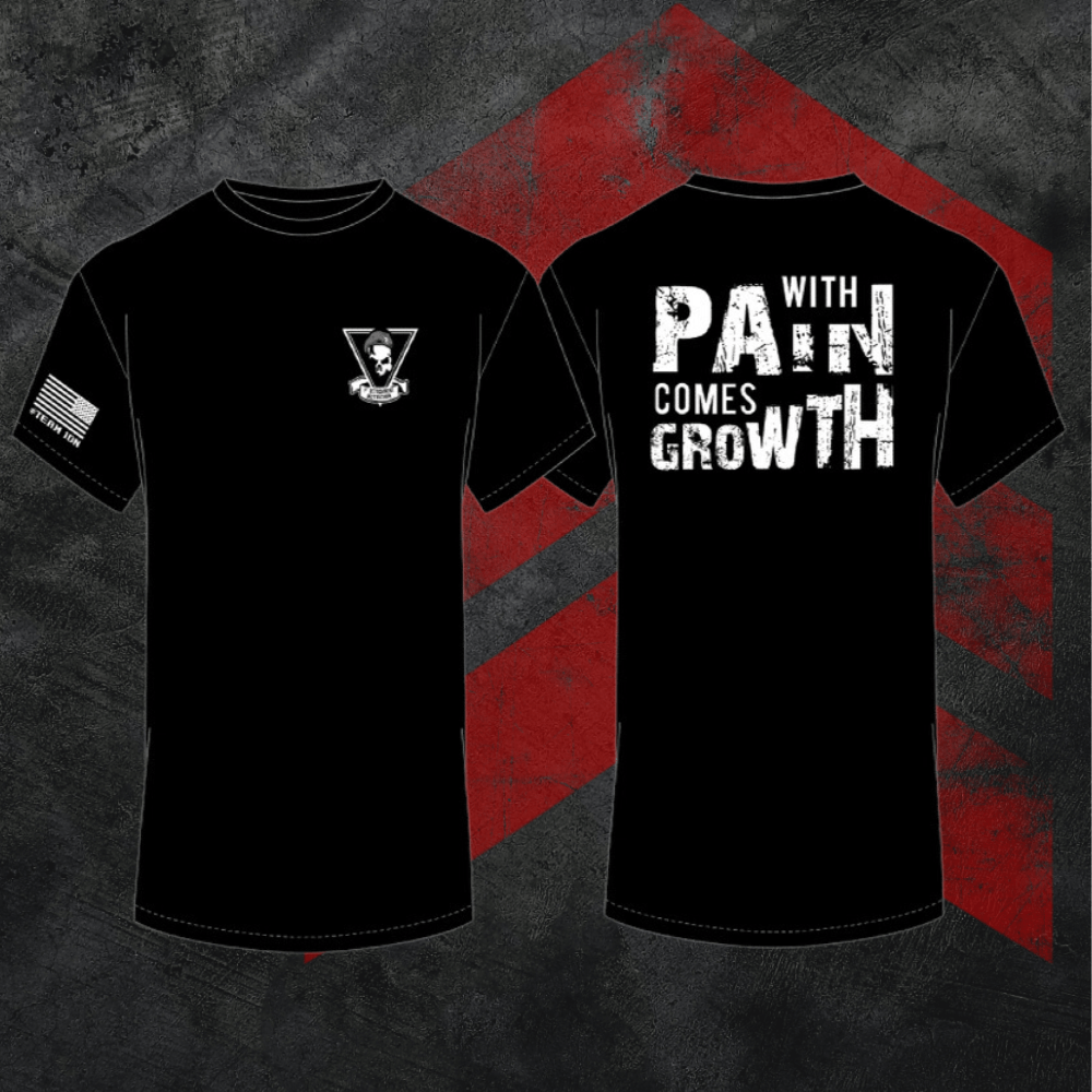 
                  
                    "With Pain Comes Growth" - 1st Detachment Throwback T-Shirt - 1st Detachment
                  
                